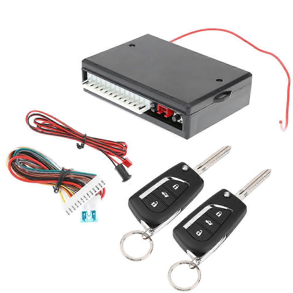 Universal Car Auto Central Door Lock Keyless Entry System Remote Control Alarm Central Locking Kit