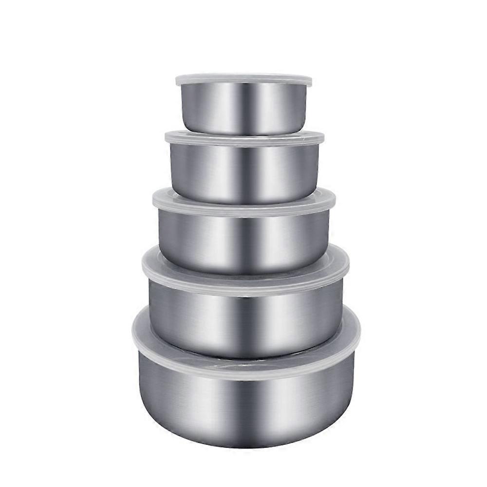 5 packs of stainless steel boxes, thin and shiny