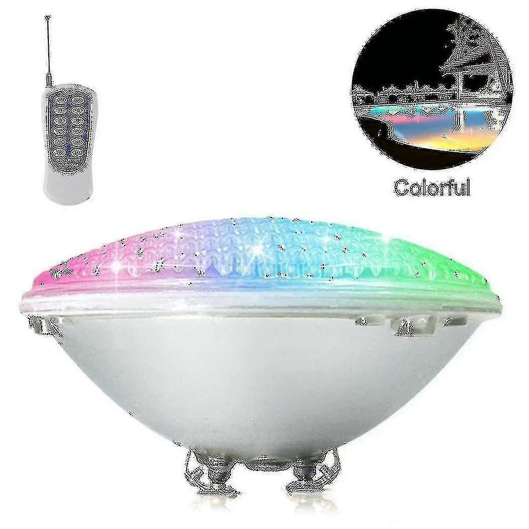Led Pool Lighting, 18w Par56 Rgb Swimming Pool Light. Underwater Spotlight With Remote Control Pool
