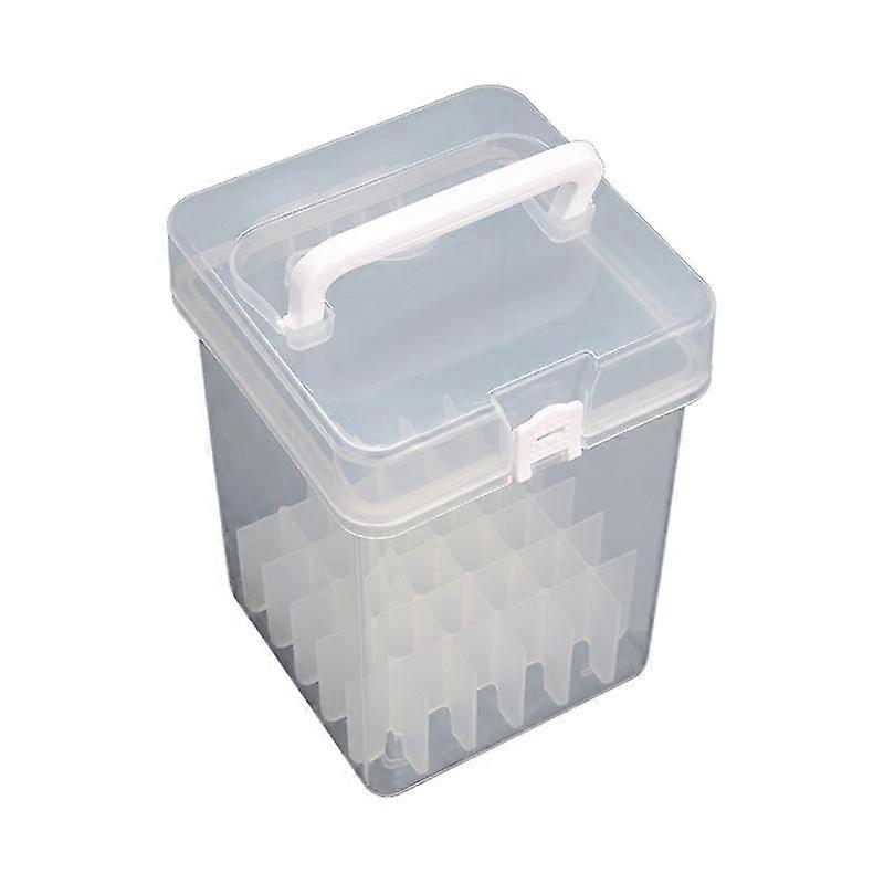 KINCJON Marker Holder Brush Pen Organizer Case Waterproof Plastic Case Large Capacity