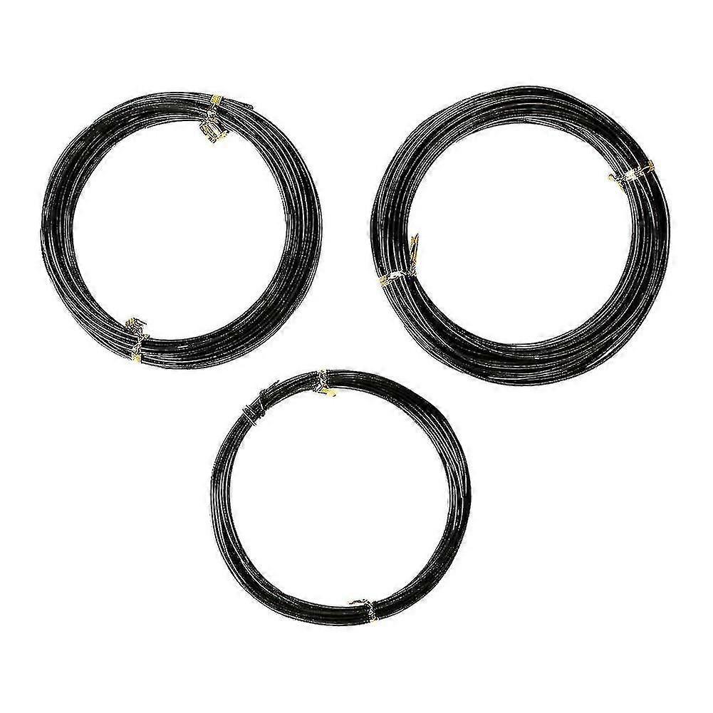 5rolls Starter Plants Bonsai Training Wire Set Anodized Aluminum Beginner Garden