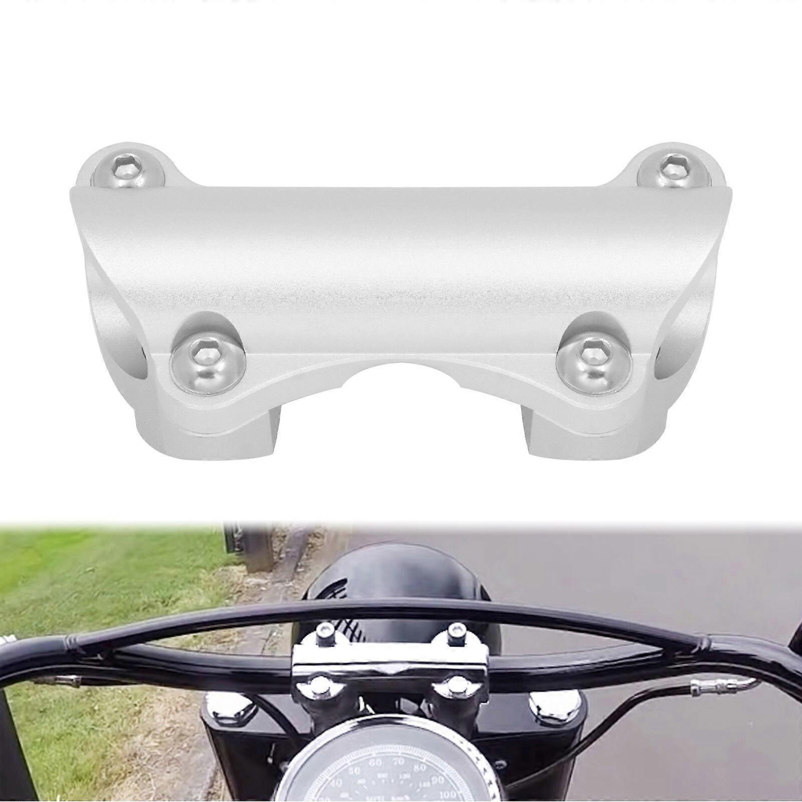 Black Riser For Harley Dyna 4 Inch Gloss Black Handlebar Riser - 1-1/4\, image size:1600x1600