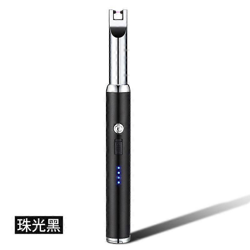 Factory Direct Sales Usb Pulse Igniter Cross-Border Power Display Aromatherapy Candle Kitchen Outdoor Camping Burning Torch