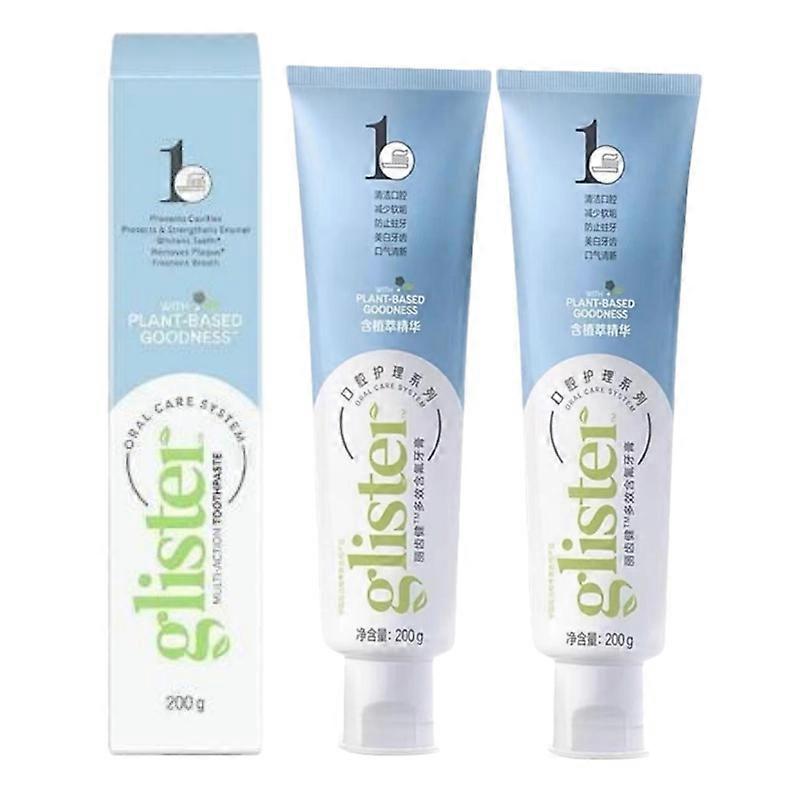 GLISTER Multi-Action Flouride Toothpaste 200g, Whiten Teeth, Remove Stains by Amway