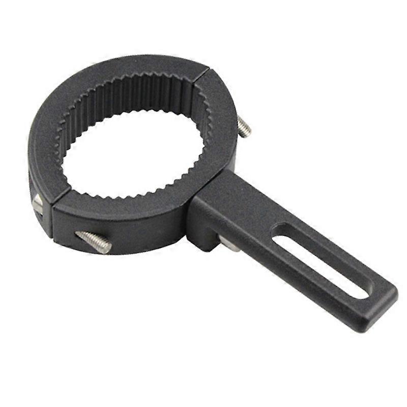 دراجة نارية ضوء بار المشبك جبل قوس أسود مشرق عملية أكسدة مقاومة للصدمات المطاط مقاوم للصدأ للدراجة النارية 3.8 × 6.0 سم / 1.5 × 2.4 بوصة