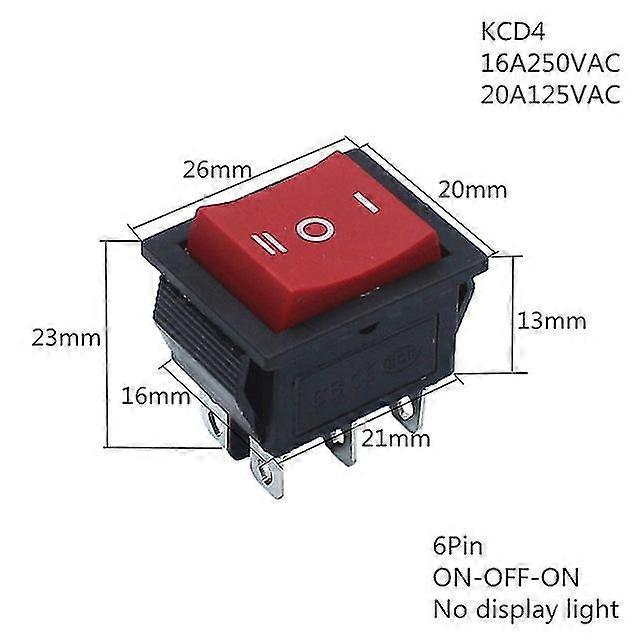 1Pcs rocker switch on-off 2 position 4 pins / 6 pins power switch 2 ...