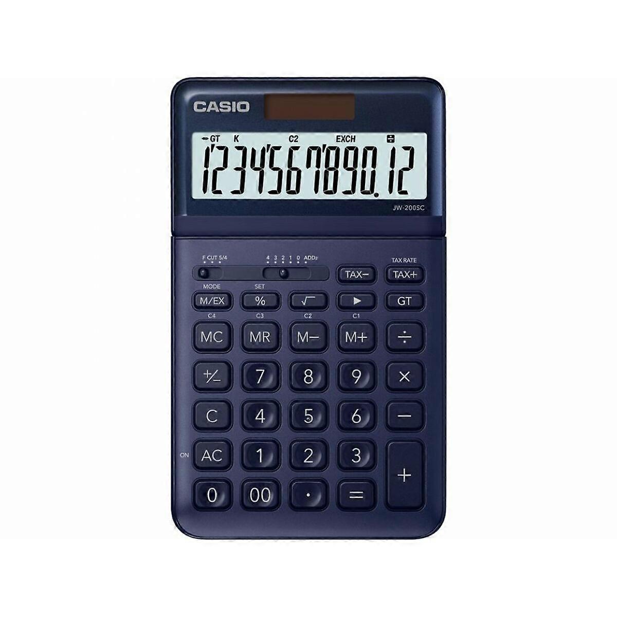 Calculator Casio JW-200SC-NY Blue Plastic