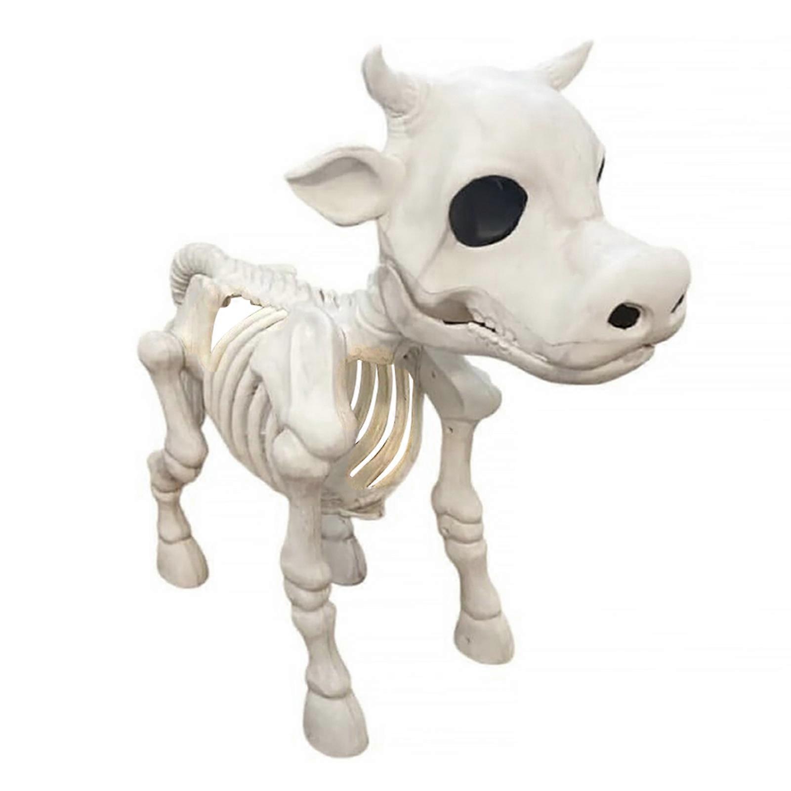 Scary Skull Cow/Horse Decor for Halloween Durable Crafts Decorative Model for Party Decor