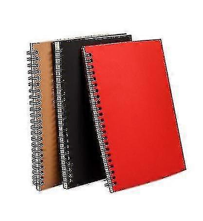 Spiral Notebook 3pc, Durable Plastic Case, Writing/drawing Exercises, Preschool