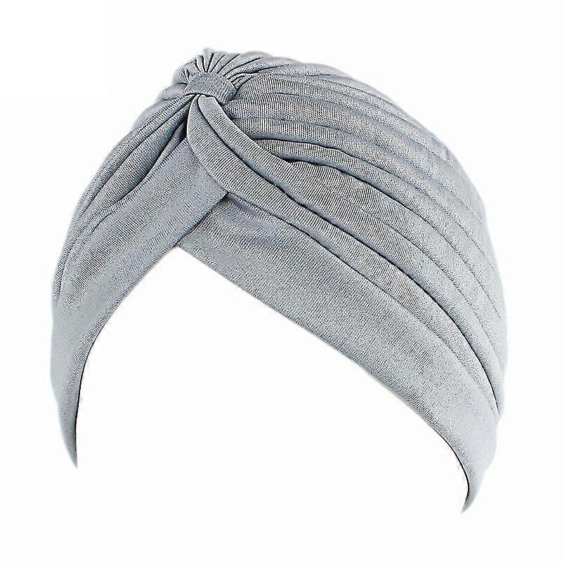 Femei solid Turban Hat Cap Wrap Beanie Cap Headwear