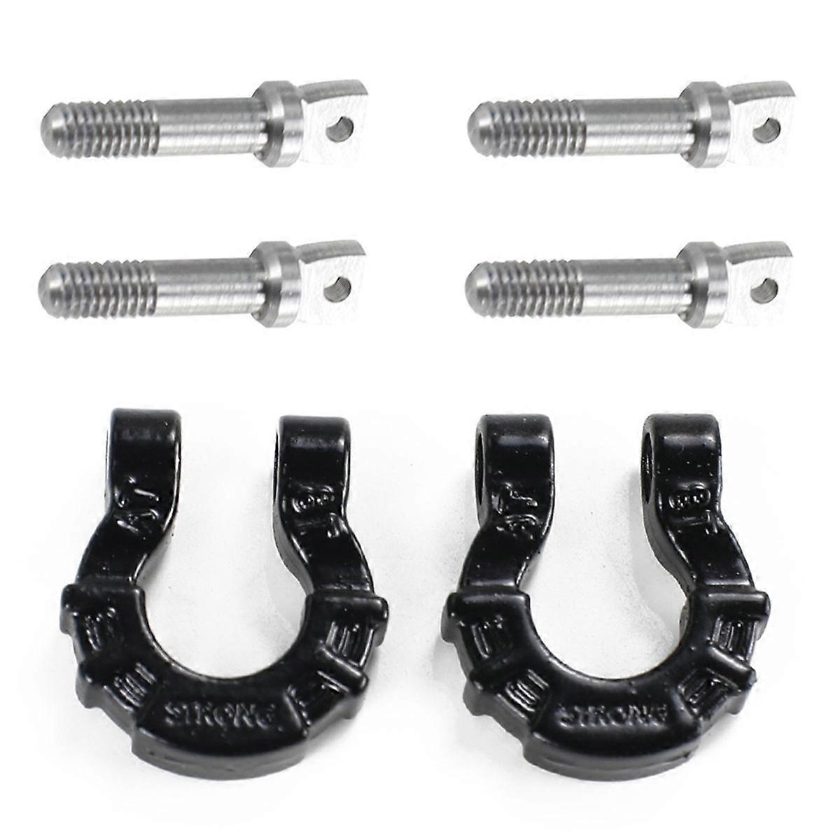 Black 1/81/10 Climbing Car Front Bumper U-Shaped Buckle Rescue Buckle, Simulated Two-Color U-Shaped