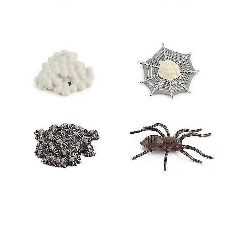 Spider Animals Miniature Figurines Model, Creatures Toy Figurines Set