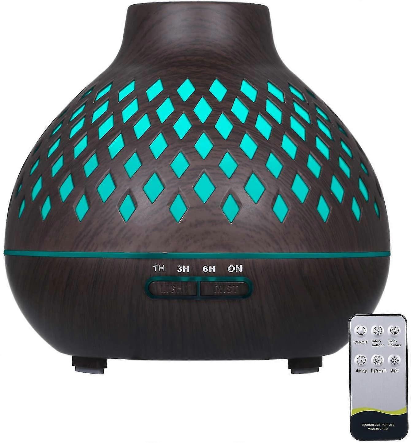 Essential Oils Diffuser, 400ml Ultrasonic Air Humidifier Aroma Diffuser Mist