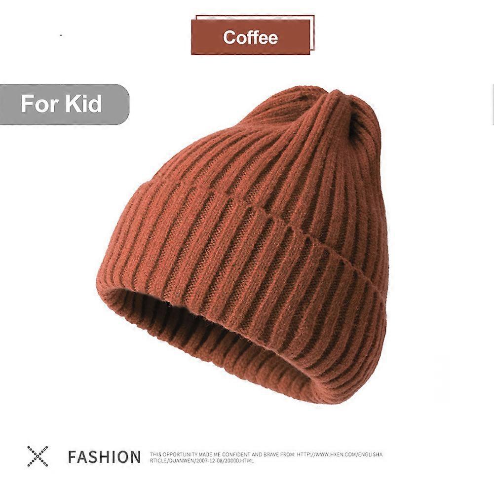 THICK Ribbed Beanie Knit Ski Cap Skull Hat Warm Solid Color Winter Cuff Blank