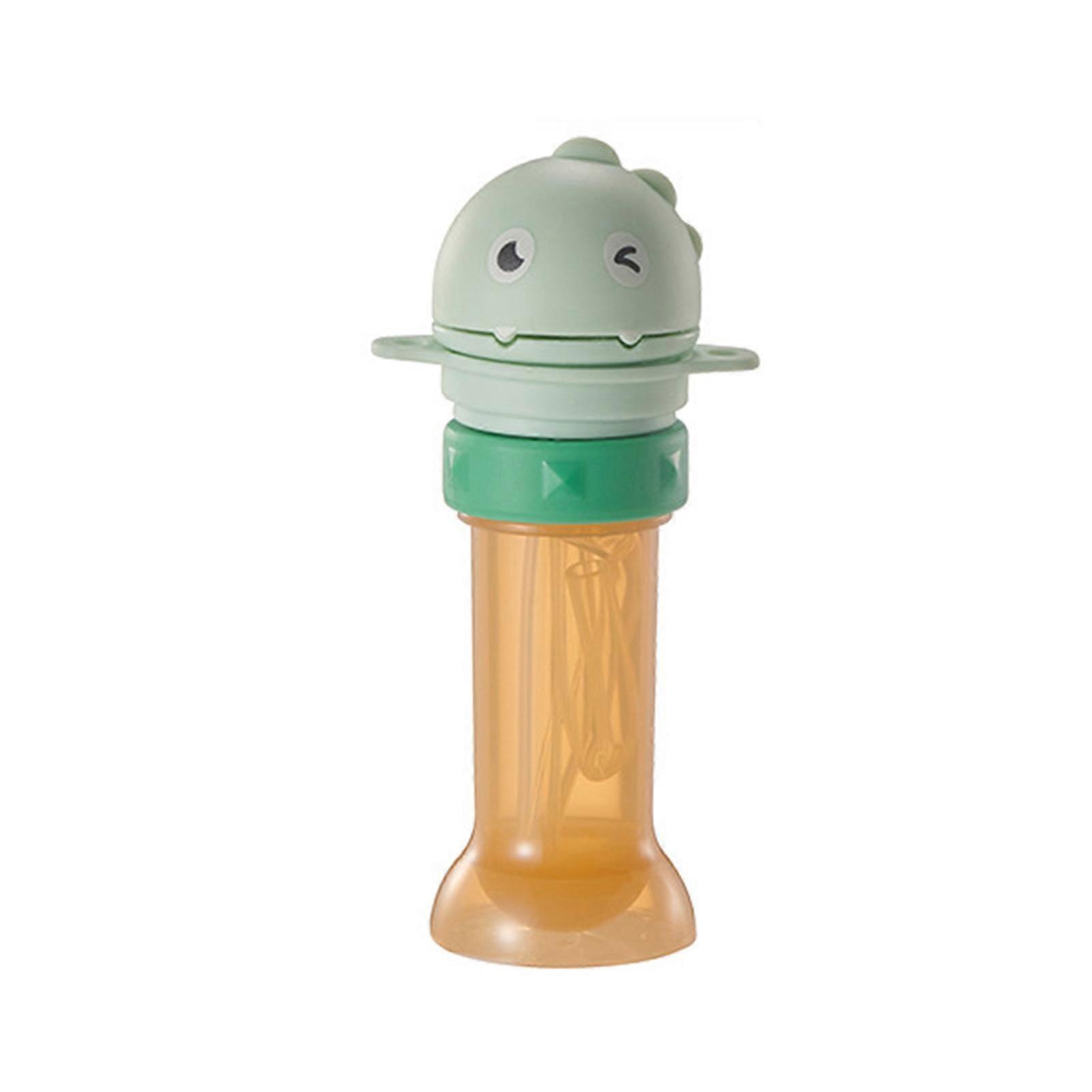 Dinosaur Straw Anti Choking Baby Kids Universal Bottle Cap Straw with Conversion Head BPA-Free Silicone Dinosaur Shape Mineral Water Bottle Lid Straw