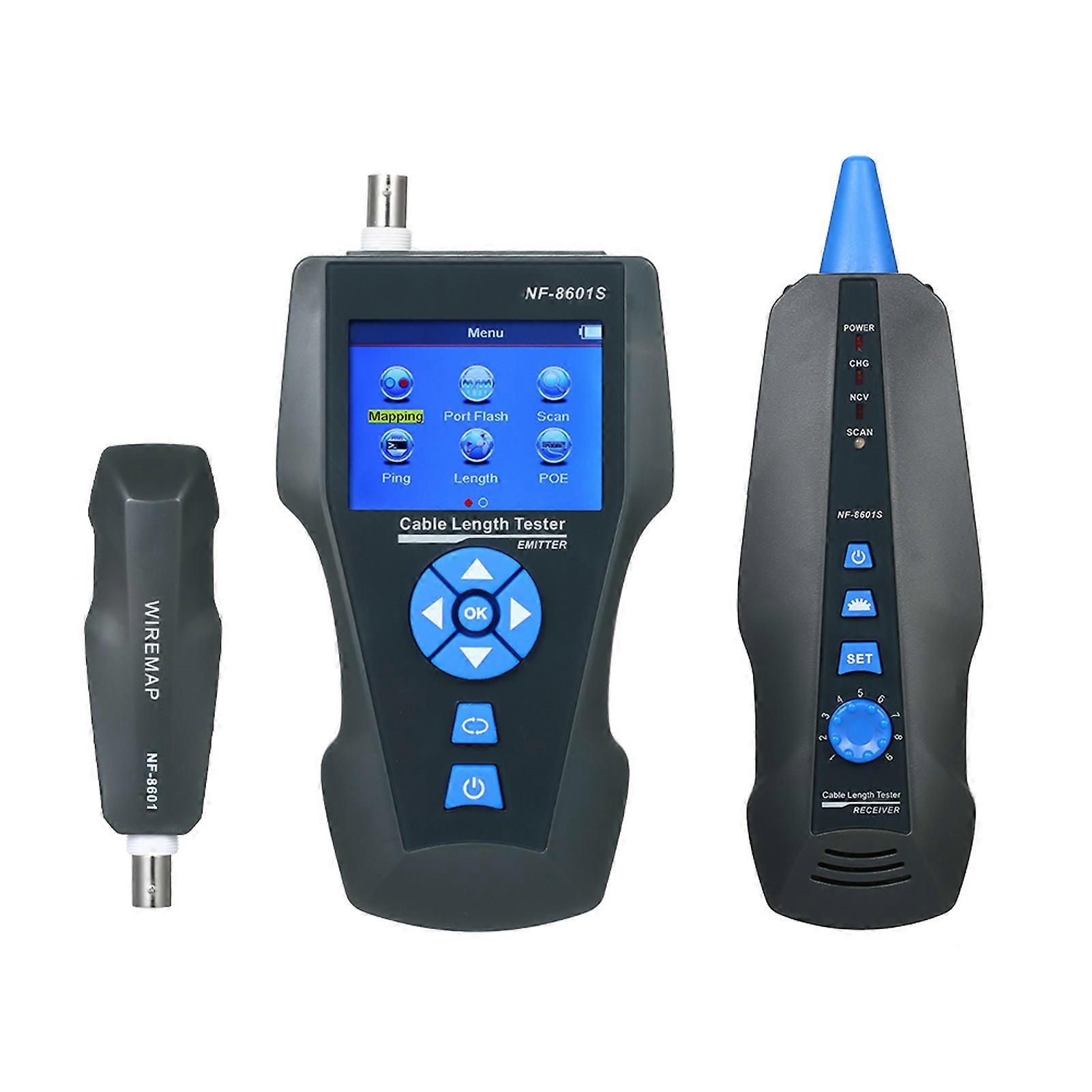 Telephone Wire Tracker Electrical Line Finder Detector for Network Maintenance Collation For RJ45 RJ11 BNC Metal Cable PING/POE