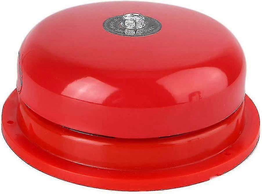 tommers intern streik type rustfritt stål 100db elektrisk klokke for brannalarm, nødevakuering, skole og stasjon alarmklokke (24v)