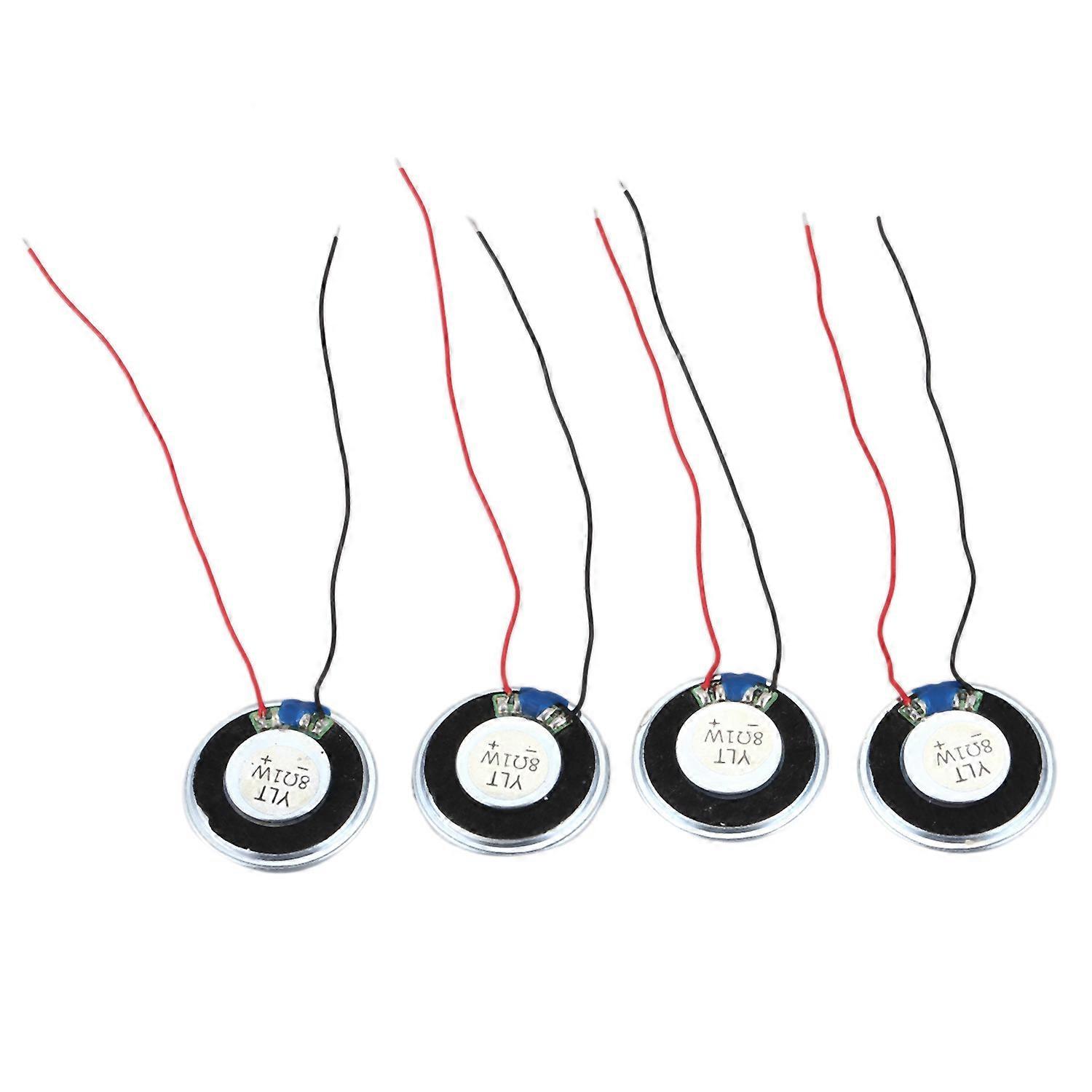 4 Pcs Internal Speakers Magnet 30mm 2800Hz 8Ohm 1W for PC Laptop