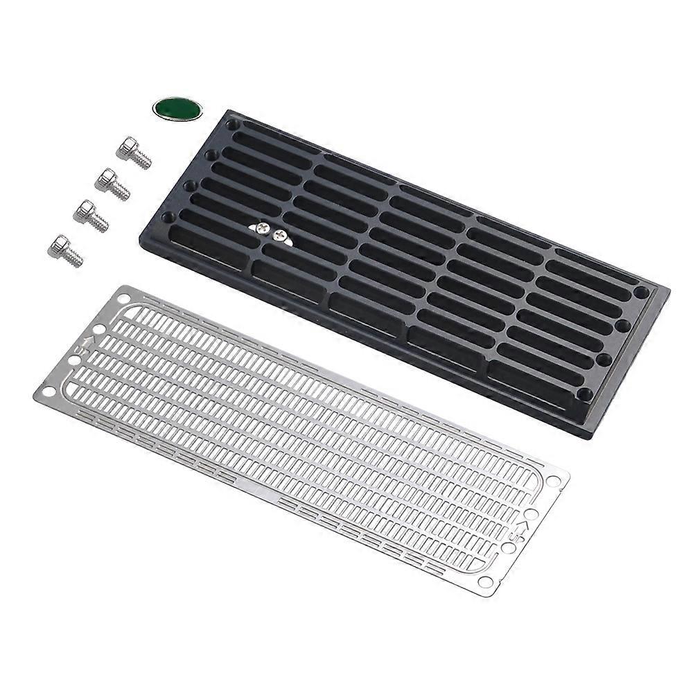 Metal Air Intake Grille Front Water Tank Cooling Net for Traxxas -4 TRX4 Defender 1/10 RC Crawler C