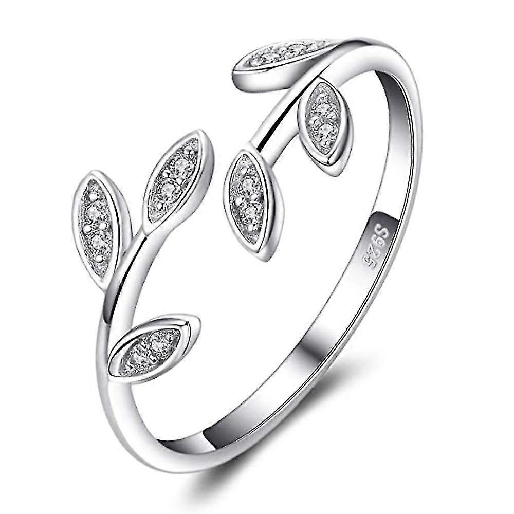 Ring For Women S925 Sterling Silver Adjustable Wrap Open Ring