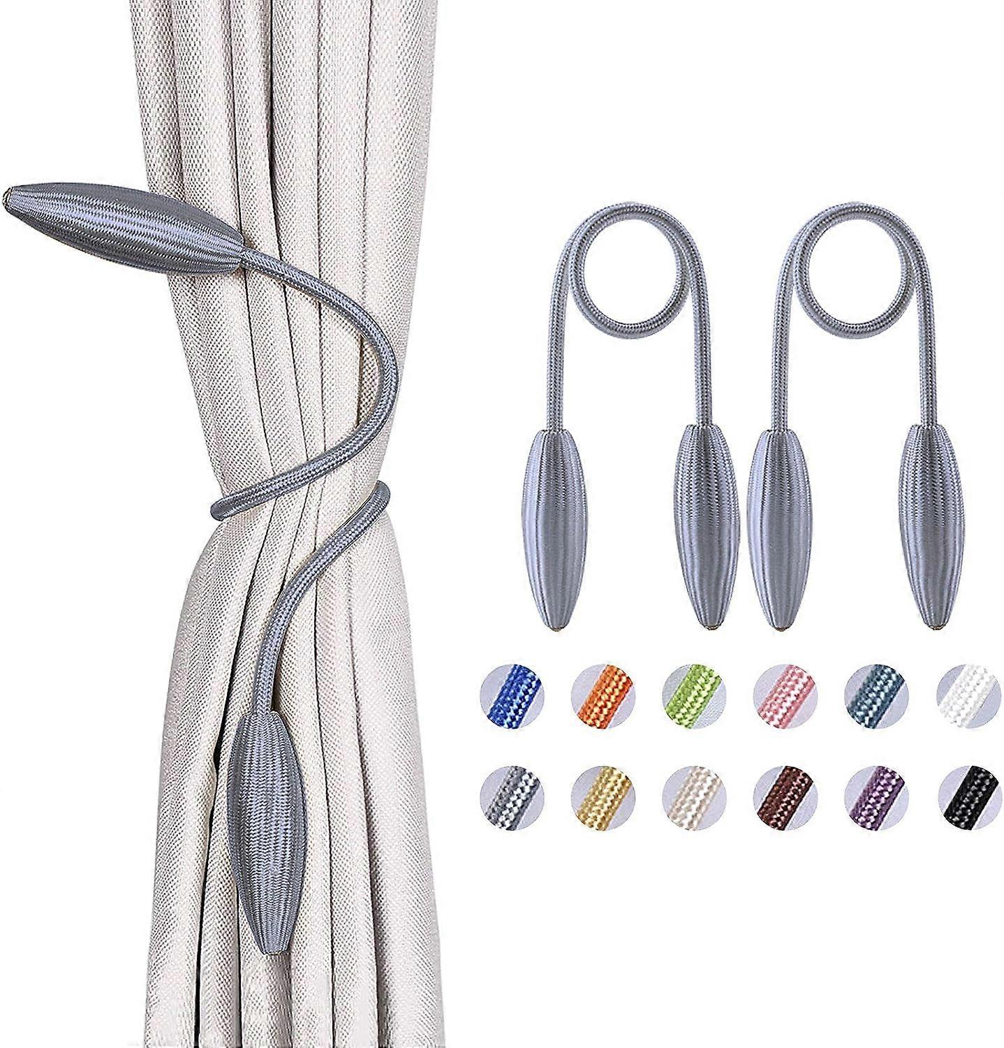 2 Pack DIY Curtain Tiebacks Clips Crystal Decorative Creative Twist Drape Tie Backs European Style Random Modelling Curtain Holdbacks for Home Kitchen
