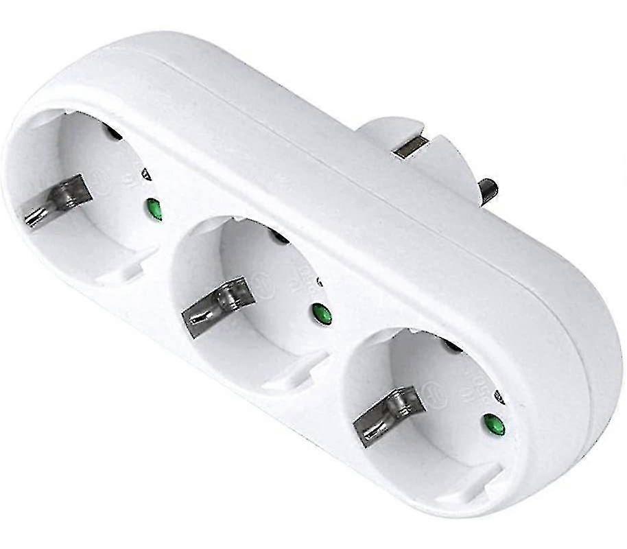 3-way Socket Adapter,3-way Multiple Plug Wall Or Table Socket 16a/250v
