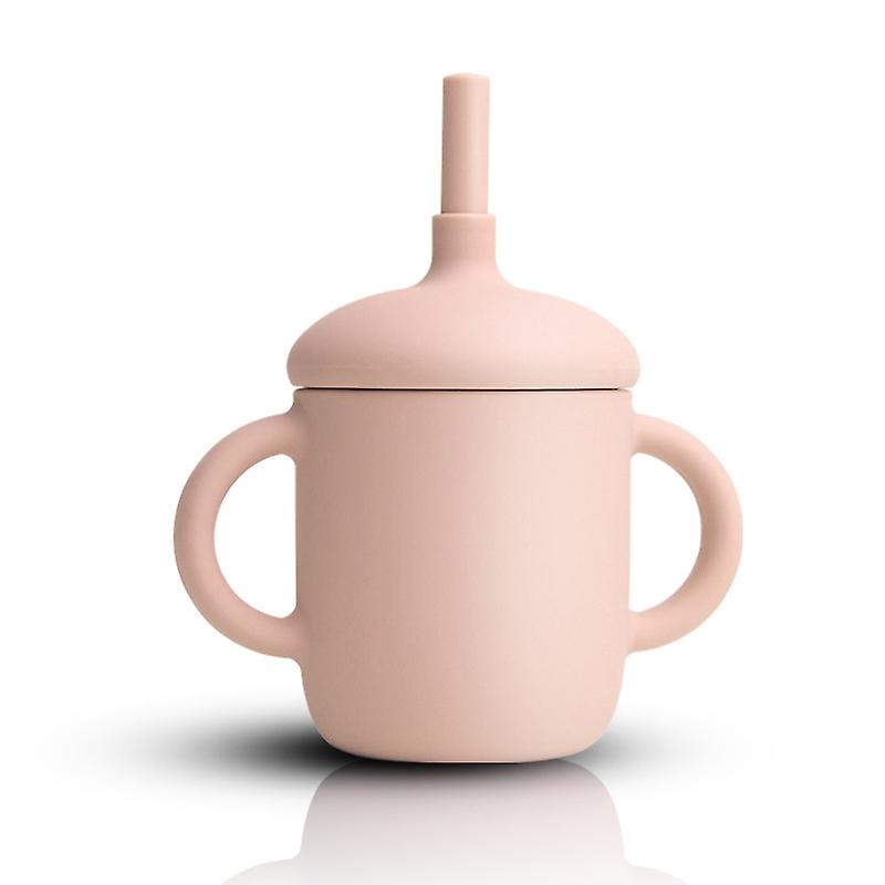 Toddler Cup Silicone Training Cup Sippy Cup With Straw Spill Proof Multi-color optional