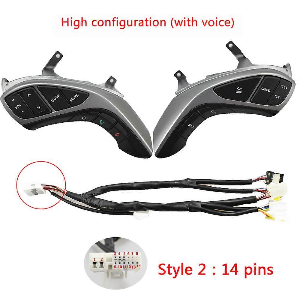 Multifunction Steering wheel button Cruise Control For Hyundai Elantra 2012