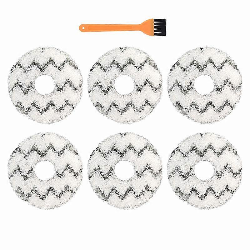 7-pak til ECOVACS DEEBOT X1 OMNI/TURBO robotrenser vaskbare moppepuder moppeklude