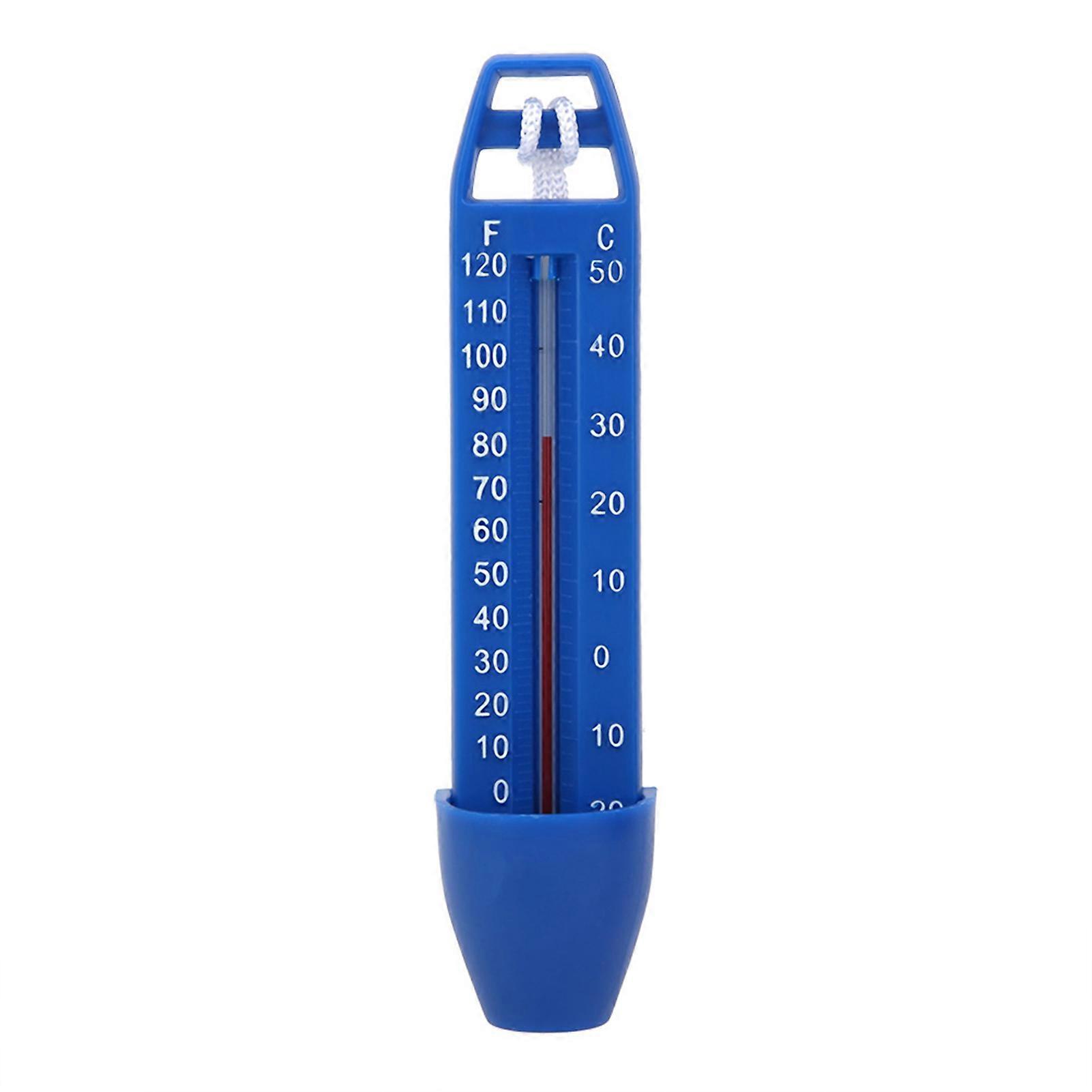 Floating Pool Thermometer with String - Swimming Pool and Spa Water Temperature Gauge