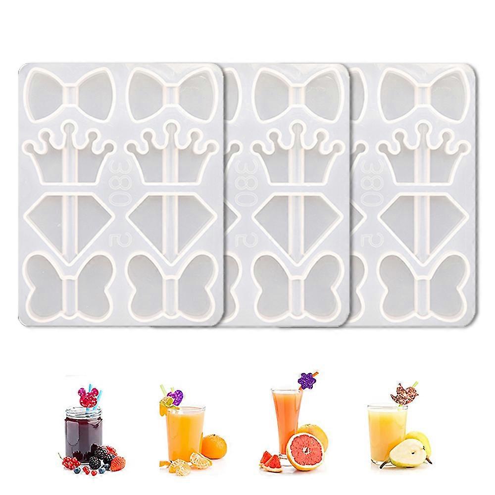 Straw Topper Mold for Epoxy Resin - Create Unique Straw Toppers