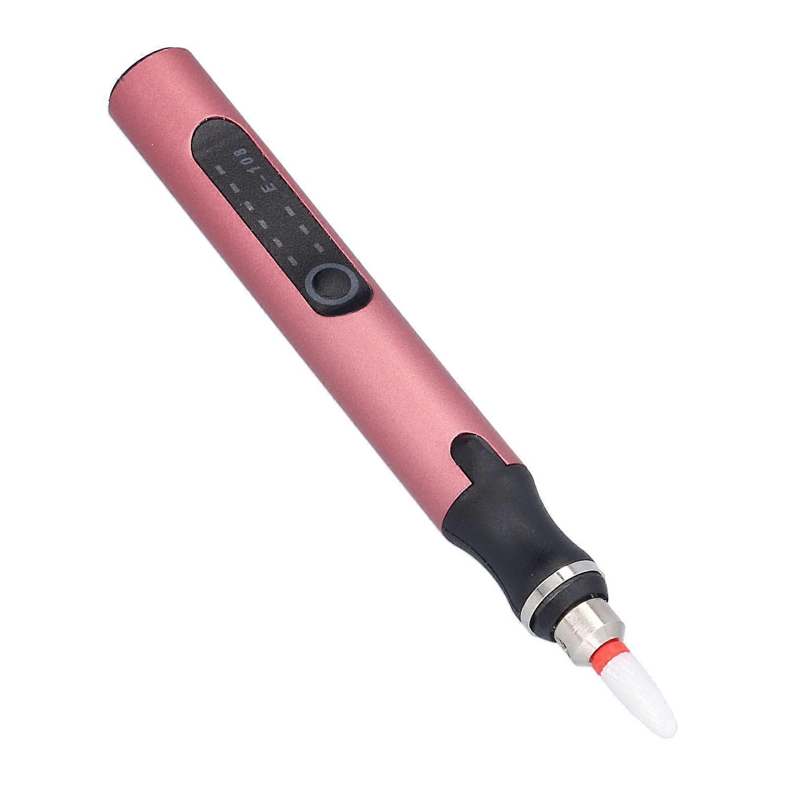 Electric Nail Drill Kit with Rechargeable Cordless File Machine for Polishing Shape Tools