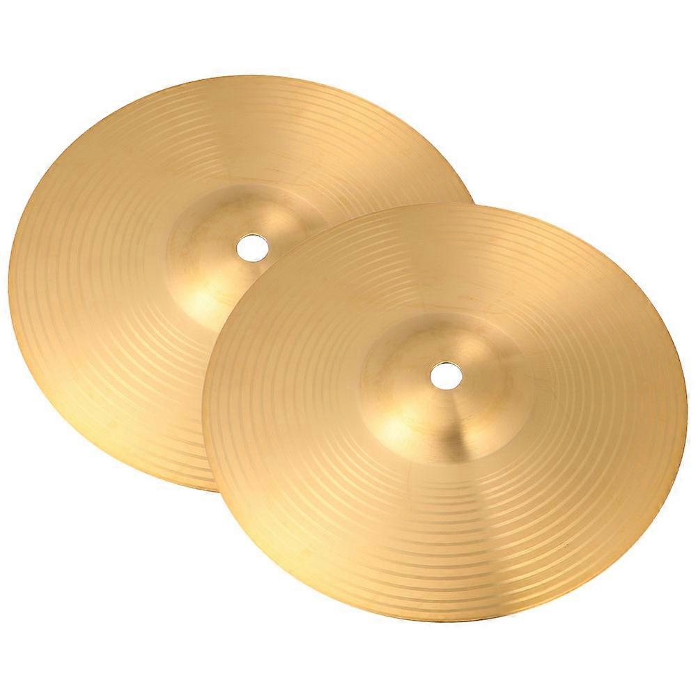 2 Pcs Drumset Jazz Cymbal Jazz Medium Thin Crash Cymbal Drum Replacement Part Drum Cymbals Replacement