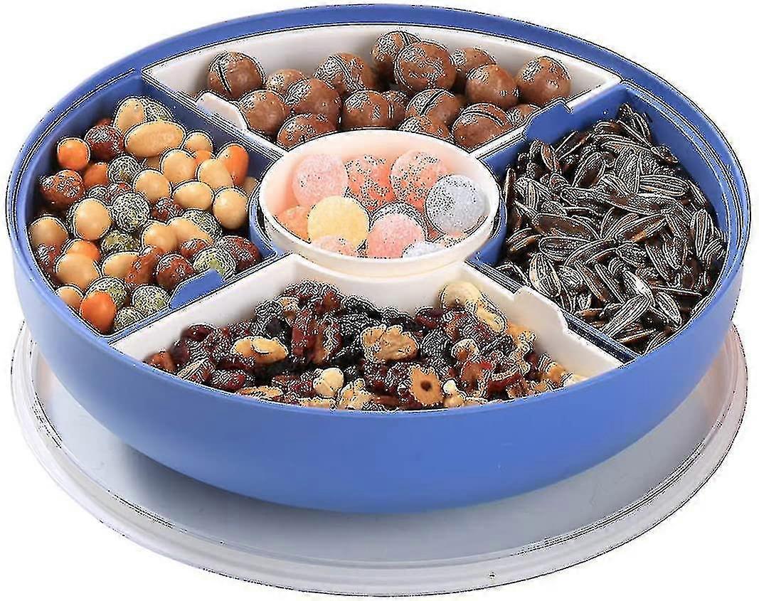 Multifunctional Divided Serving Dishes with Lid - Serving Bowls and Tray
