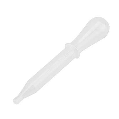 Sterile Disposable Plastic Pipette Eye Droppers - Single Wrap for Liquids Transfer, Mix and Transfer Pipette