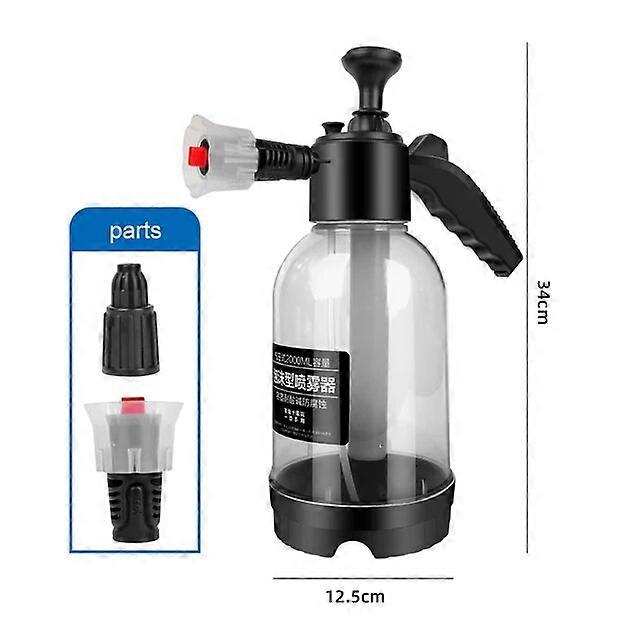 2L Foam Watering Can Car Home Dual-use Hand-held Sprayer Car Washing Cleaning Tool Manual Watering Flower Pot