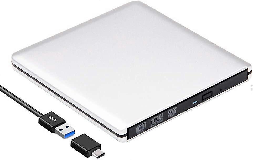 ZRUXE外付けCD DVD ROMバーナー光学ドライブ