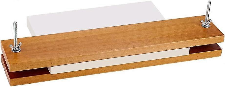 DIY Wood Bookbinding Press 15.75x3.15 Inch Rectangular Book Press Machine Flat Paper Press Machine Book Press Bookbinding for Handmade DIY Bookbinding