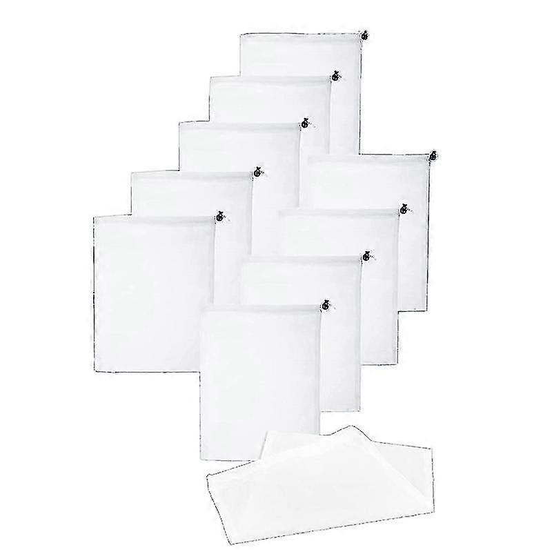 10 Pack Pool Fine Mesh Bag Compatible avec le vide, 9x12 In Remplacement Pool Jet Vacuums Cordon de serrage N