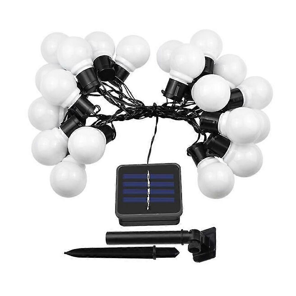 Solar Powered Led String Lights- Waterproof Patio Lights - Durable String Lights For Outside, Porch