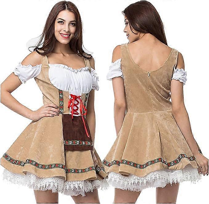 Γυναικεία μόδα φόρεμα Oktoberfest Κοστούμια Φορέματα Ντύνομαι Ντύνομαι Ντύνομαι Σετ