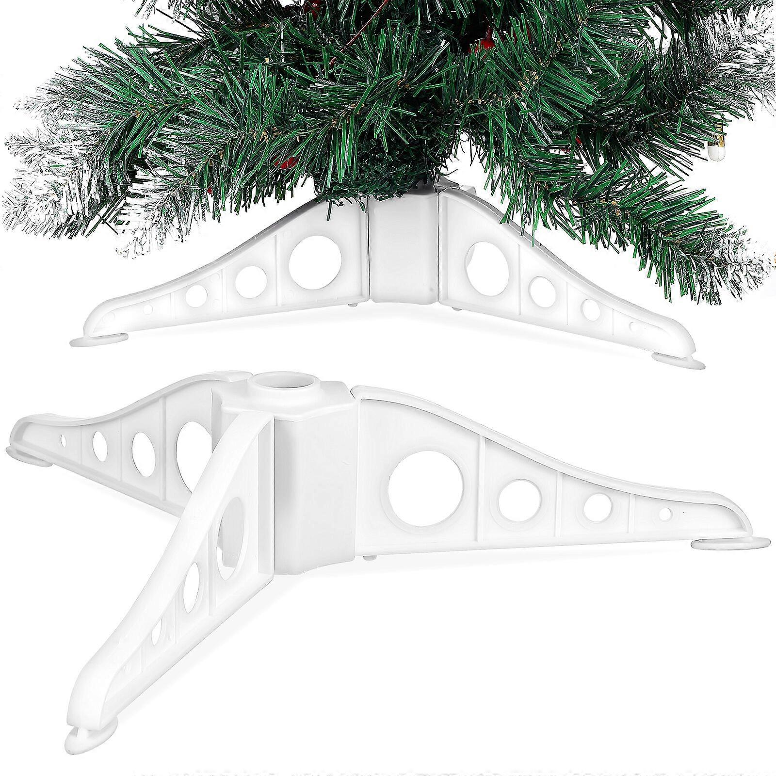 Julgransställ Vit konstgjord julgransfot DIY-pysselmaterial