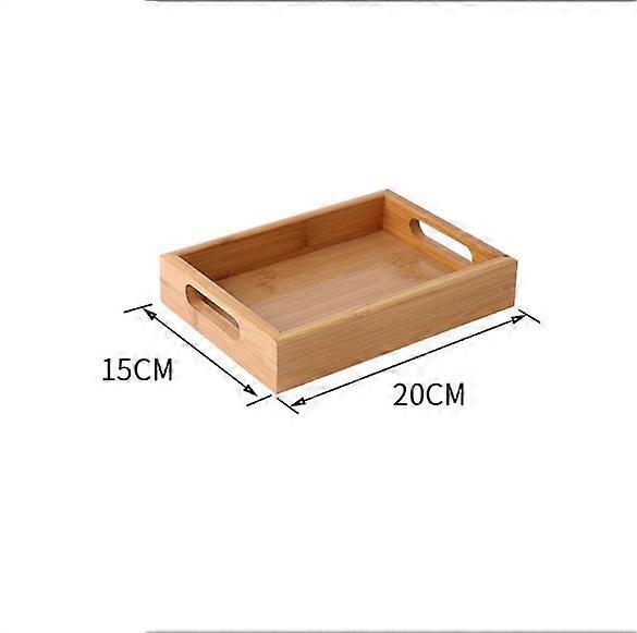 Rectangular bamboo tray simple home hotel restaurant tea set tea tray