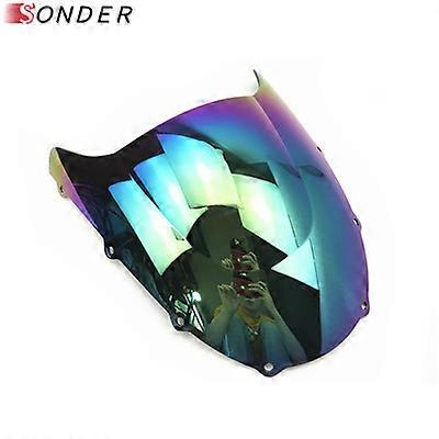 Motorcycles WindScreen Double Bubble Parts For Kawasaki NINJA ZX9R 9R ZX 9R 1998 1999 Accessories Windshield 98 99