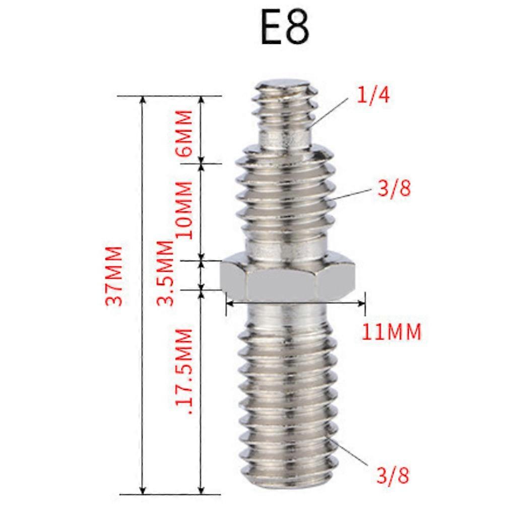 Camera Quick Release 1/4 3/8 Conversion Screw Tripod Mount Adapter for Monopod