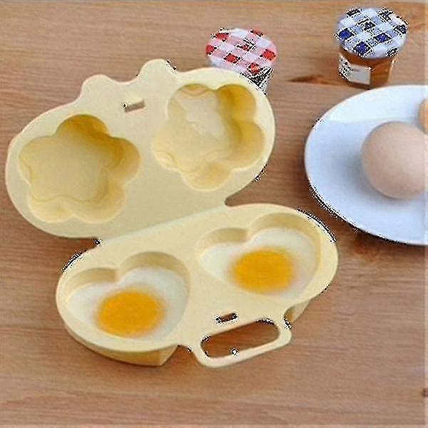 Creative Home Daily Necessities Microwave Egg Steamer (flower + Love) Egg