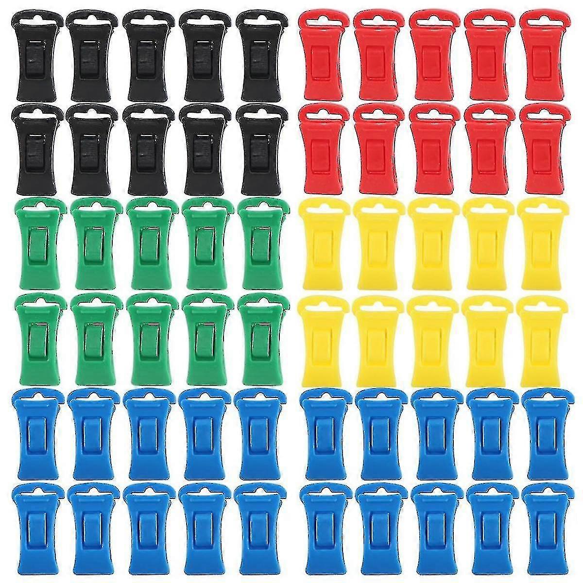 100 Sock Clips For Washing Machine And Dryer With Hooks, Portable Hook Sock Clips Directly In The D