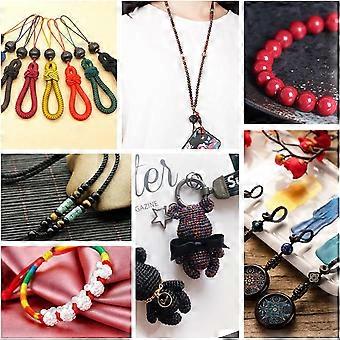 0.8mm Nylon Cord For Jewelry Making - 45m Red Chinese Knot Macrame String