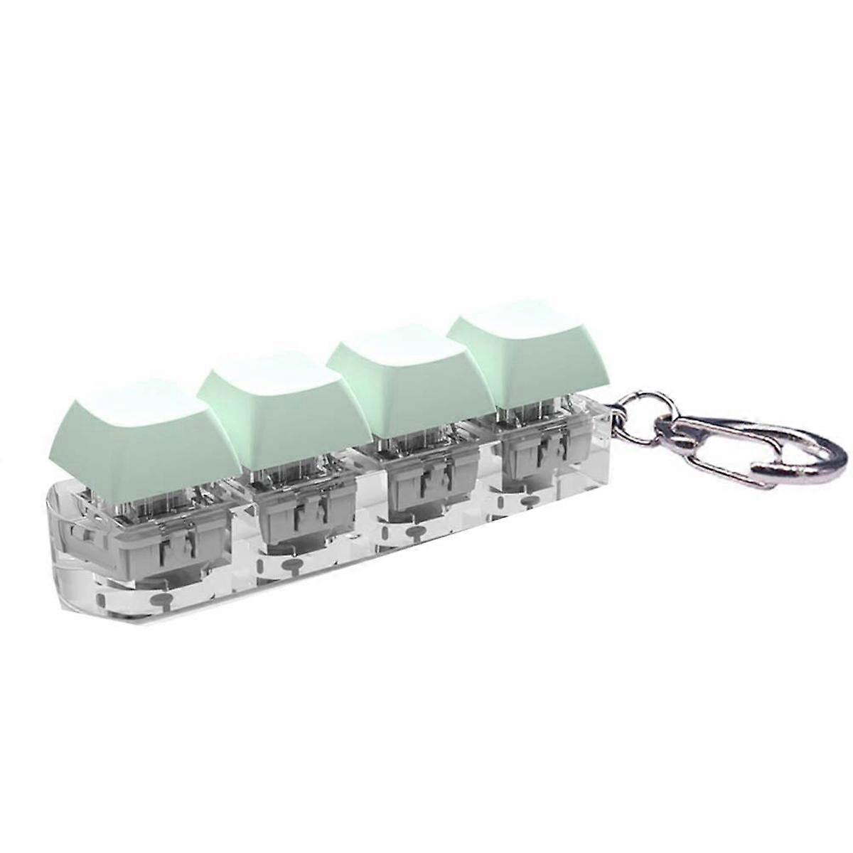 Decompression Toys Keyboard Clicker Toy Keyboard Cube-Toy Mechanical Key Toy Button Stress Relief for Adult Gifts,B