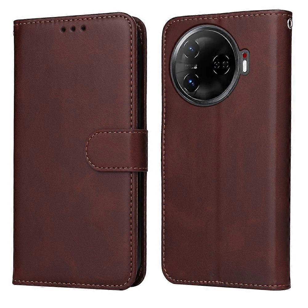 Calf PU-fodral för Tecno Camon 30 Pro